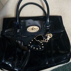 Rare Mulberry for Target Patent Satchel